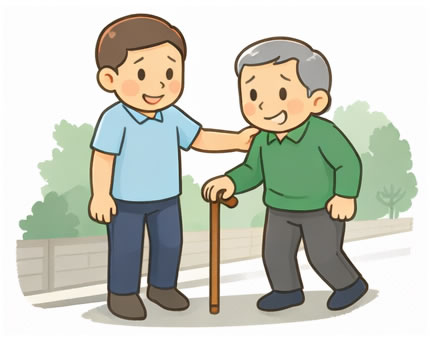 歩行訓練のイメージ