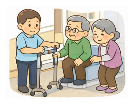 福祉用具の使用方法のアドバイスのイメージ